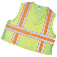 16343, ANSI Class 2 Deluxe Dot Mesh With Pockets, Flagging Direct