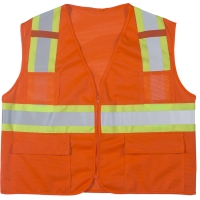 16368-1, ANSI Class 2 Mesh Orange Surveyor Vest, Flagging Direct