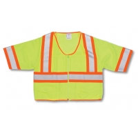 16391, Ansi Class 3 Lime Mesh Vest, Flagging Direct