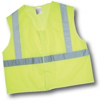 20025, ANSI Class 2 Lime Mesh Non Durable Flame Retardant Vest, Flagging Direct
