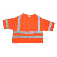 80161, ANSI Class 3 Orange Solid Flame Retardant Vest, Flagging Direct